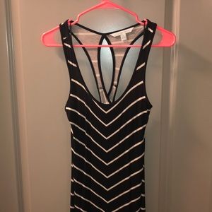 New Striped Maxi dress XS